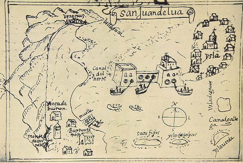 A map of Veracruz, Mexico