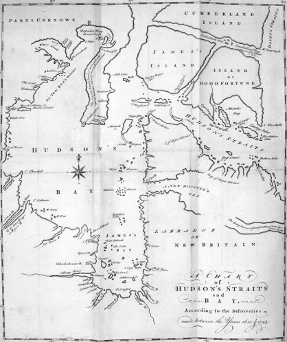 A Chart of Hudson's Straights & Bay