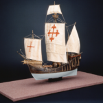 Model of the carrack "Victoria," first ship to circumnavigate the globe. The Mariners' Museum 1991.0052.000001