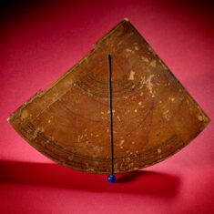 Quadrant's were used to measure the altitude of celestial bodies to determine latitude. The Mariners' Museum 1998.0039.000009