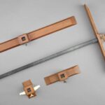 Unassembled view of the transoms and staff. The Mariners' Museum 1999.0011.000001A