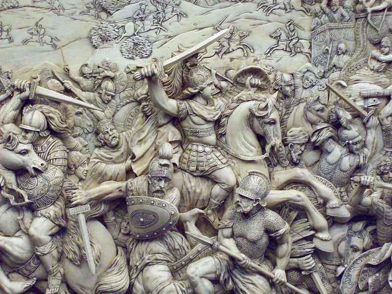 Alexander the Great at the Battle of Guagamela