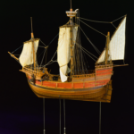 Model of Columbus's ship "Pinta." The Mariners' Museum 1956.0017.000001A