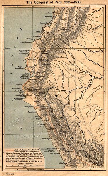 The Conquest of Peru from 1531-1533