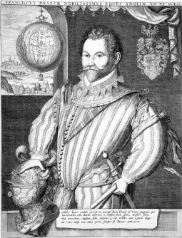 Sir Francis Drake, 1577 by Henry Hondius
