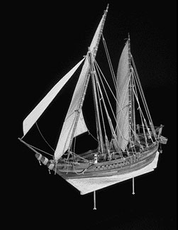 “Arab Bhum or Dhow, 9th Century CE,” 1991-1993, by William F. Wiseman