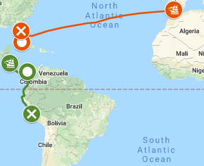 Interactive Map of Hernando de Soto