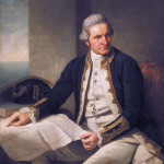 Official portrait of Captain James Cook, circa 1775