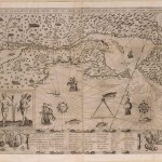 A map of New France, by Samuel de Champlain